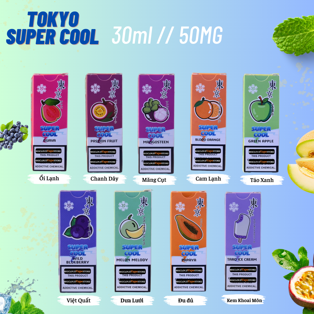 TOKYO SUPER COOL 30ML 50MG